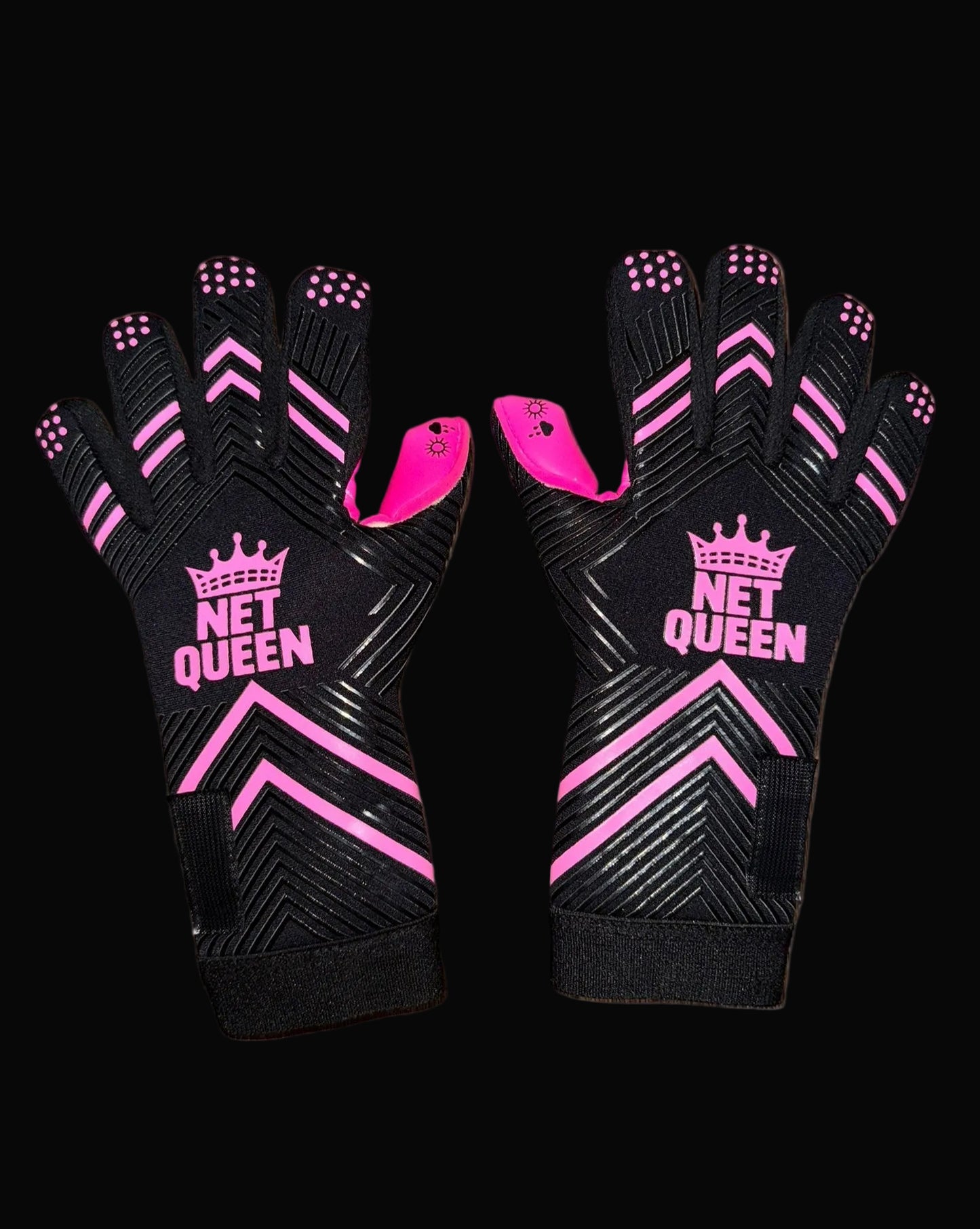 Black Rose - Pink Embossed Grip