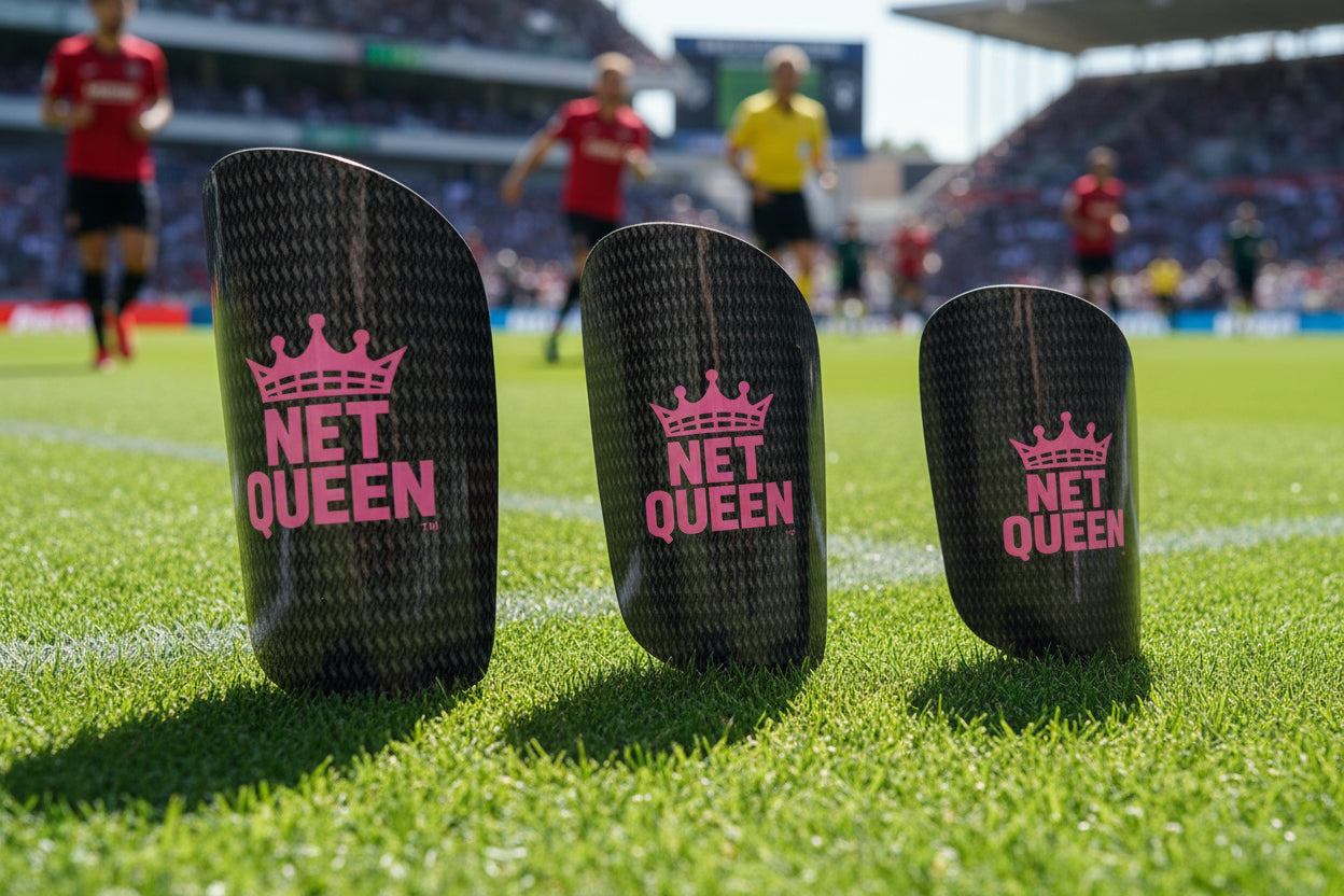 NetQueen Fiberglass Soccer Shin Guards