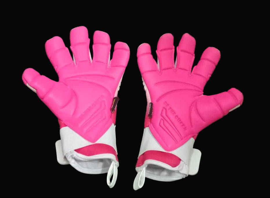 NetQueen Queen of Hearts Pro – White/Pink - Embossed German Contact Latex